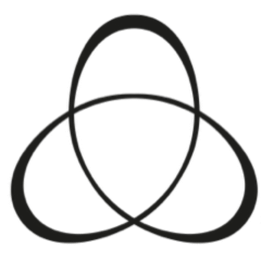 Trois ellipses entrelacées, logo Eutonie
